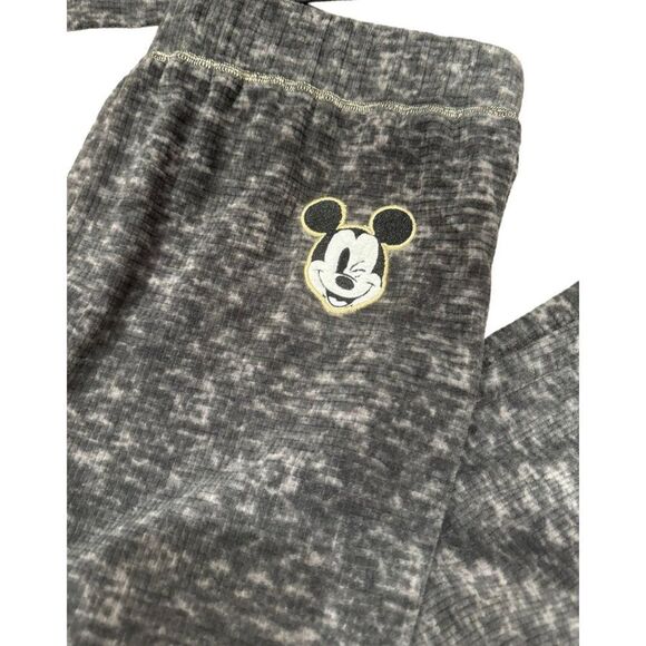 Disney Mickey Mouse Women's Lounge Set Medium Pajamas Gray - Picture 2 of 6